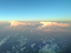 Cumulonimbus détectés par le radar météo